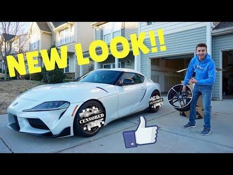 My Toyota Supra Gets A BRAND NEW LOOK!! *Forged Wheels*