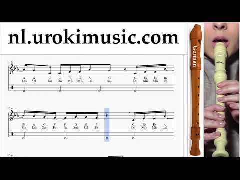 Blokfluitles (G.) Martin Garrix feat Khalid - Ocean Muzieknoten Cursus um-i374