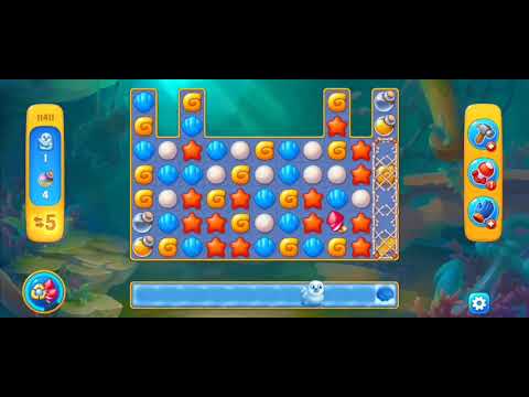 Fishdom Easy Level 11411 (with ingame lightning booster) @choraelmin