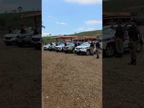 PM de Entre Rios de Minas presta homenagem a policiais mortos em megaoperação no Rio de Janeiro