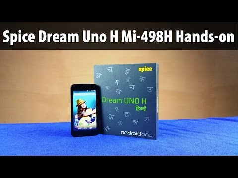 Spice Dream Uno Mi 498H Review: New Android One Device with Local Language support