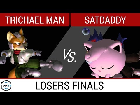 SDSU Biweekly 49 - Trichael Man (Fox) vs. satdaddy (Puff/Falco) - SSBM Losers Finals - Smash Melee