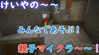 けいやの「親子マイクラ」実況part28 遊ぶ！
