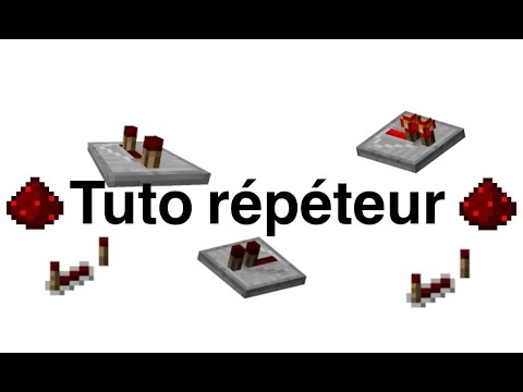 Sachoman fou - Tuto repeteur (redstone minecraft)