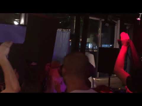 Francesco Del Garda closing @ Breakfast Club . Café Barge