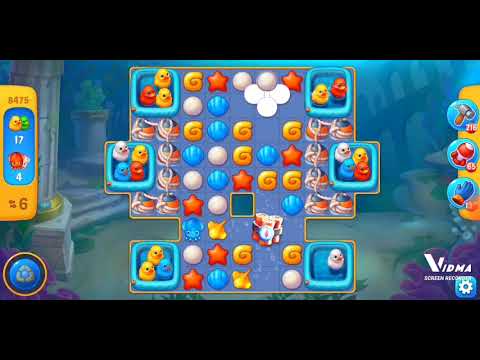 Fishdom. 8475 level no boosters and diamonds. 10 moves