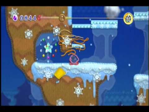 Let's Play Kirby's Epic Yarn Part 30: Snowy Fields