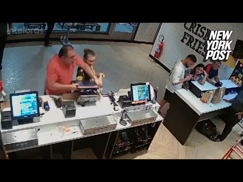 Big Mac attack — video shows enraged McDonald's customer destroy checkout kiosk