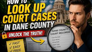 How to look up court cases in Dane County