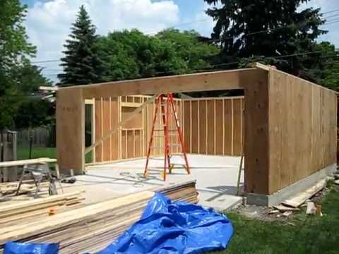 comment construire un garage en bois