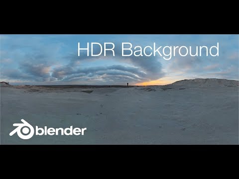 Blender Tutorial - HDRi background (EEVEE 2.80)