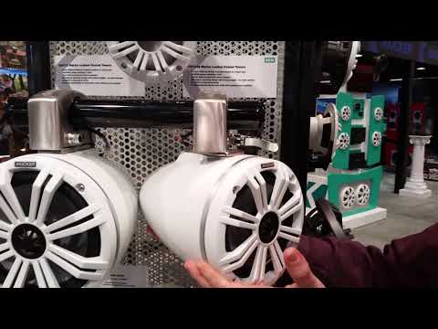 KMTC Loaded Marine Tower Speakers CES 18