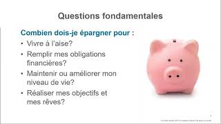 Atelier de littératie financière : Planification de la retraite