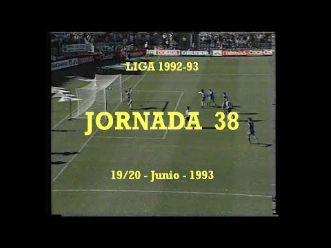 All Goals Spanish League 1992-1993 - First Division - Matchday 38