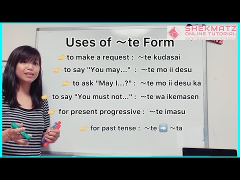 Te Form | Basic Japanese Grammar in Tagalog for Filipinos | shekmatz