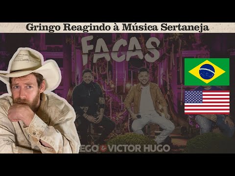 Cantor Gringo Chora ao Ouvir 'Facas' de Diego & Victor Hugo, Bruno & Marrone