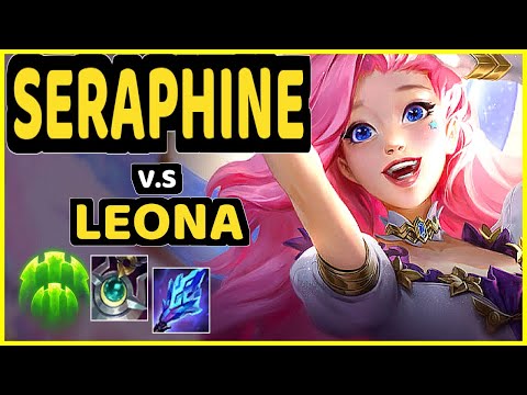SERAPHINE vs LEONA - BOTTOM SUPPORT GAMEPLAY - EUW Ranked MASTER