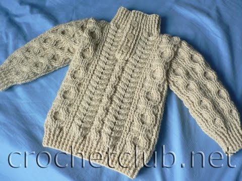 How to crochet: VERY EASY crochet cardigan / sweater ...