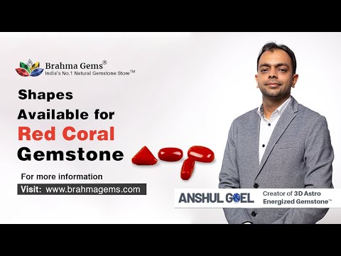 What Shapes Available for Red Coral Gemstone