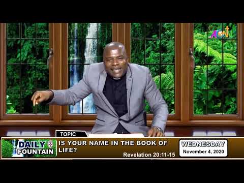 DAILY FOUNTAIN DEVOTIONAL GUIDE FOR NOVEMBER 4 2020 - THE VEN CHUKWUMA ISSAC OKAFOR