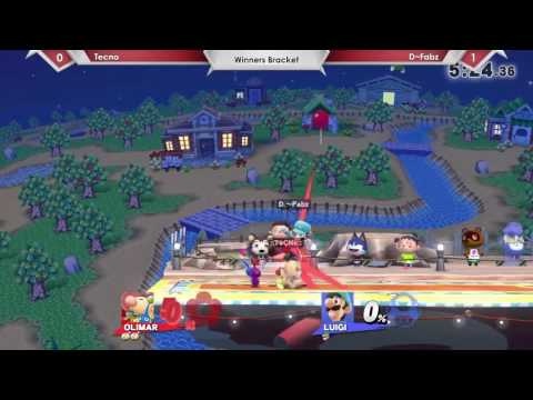 SP53 - Tecno (Olimar) Vs. D~Fabz (Luigi) Winners Bracket - Smash 4