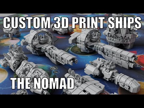 CUSTOM FACTION SHIPS for Twilight Imperium – The Nomad