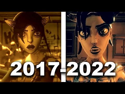Bendy and the Dark Revival - Evolution of Allison Pendle (2017-2022, BATDR Trailer)