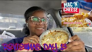 REVIEWMAS DAY 13: DOMINO’S 5 CHEESE MAC N CHEESE REVIEW #THEREVIEWQUEEN