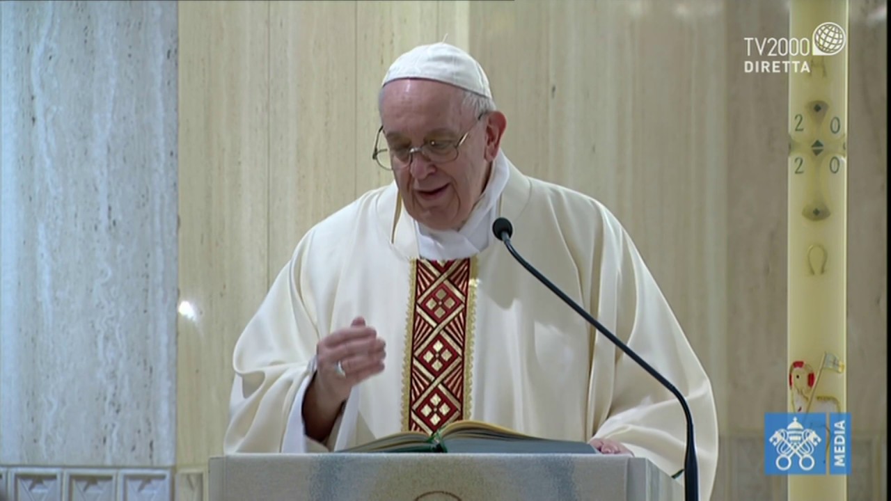 Papa Francesco, omelia a Santa Marta del 5 maggio 2020