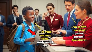 « Je veux juste voir mon solde » — le garçon a ri… jusqu’à ce qu’il voie l’écran