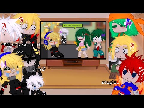 Pro Heroes Reacts to “ Deku Getting in Trouble for Punching a Student  ” || BNHA/MHA || 🥀 Gacha Club