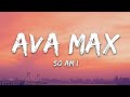 Ava Max--So Am I Lyrics #music #song #lyrics #lyricsvideo #trendingsong