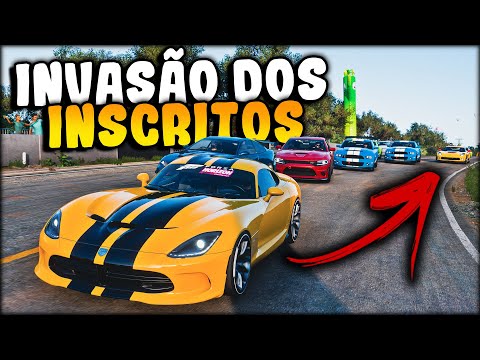 ISSO ESTÁ ESTRANHO - GOLIAS COM OS INSCRITOS FORZA HORIZON 5 ONLINE