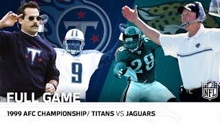 1999 AFC Championship: Tennessee Titans vs. Jacksonville Jaguars | NFL Full Game