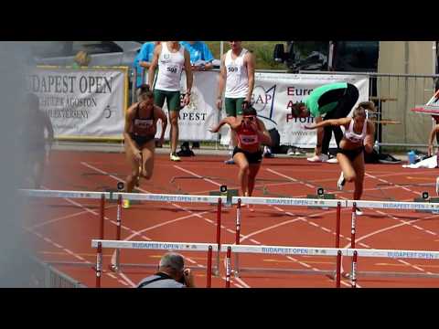 100 m es gátfutás 2. időelőfutam — technikai hibás rajt