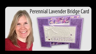 Perennial Lavender Bridge Card