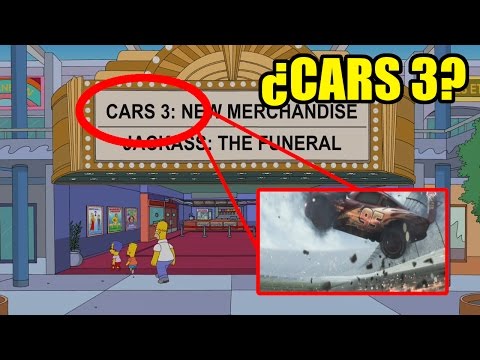 ¿LOS SIMPSONS PREDICEN LA PELICULA DE CARS 3?