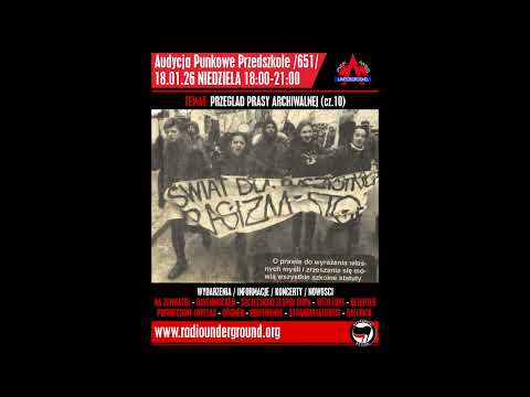 Audycja Punkowe Przedszkole (651) - Przegląd Prasy Archiwalnej (cz. 10).  Lekcja z dn. 18.01.2026.