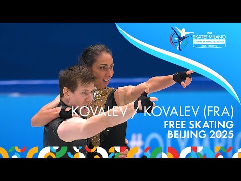 KOVALEV / KOVALEV (FRA) | Pairs Free Skating | #SkateToMilano | 2025 – Beijing