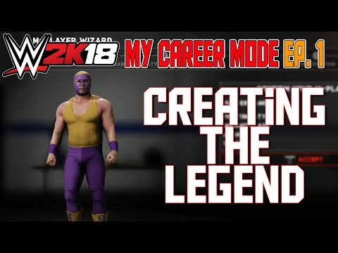 WWE 2K18 My Career Mode Ep 1. - Creation, First Match, Free Roam (WWE 2K18 MyCareer Gameplay Part 1)