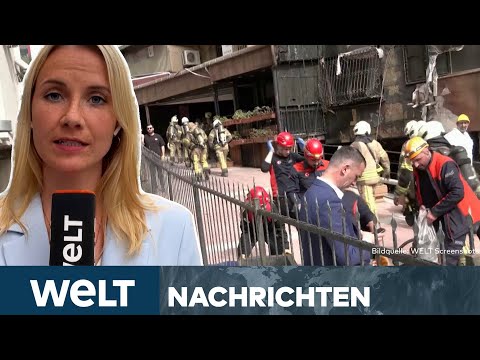 INFERNO IN ISTANBUL: Verheerender Baustellenbrand kostet vielen Menschen das Leben | WELT Livestream