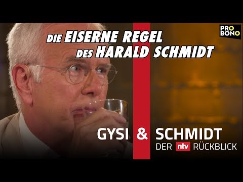 Die eiserne Regel des Harald Schmidt – Gysi &amp; Schmidt – probono TV