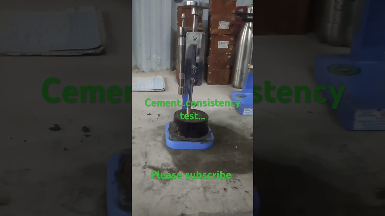 Cement..consistency test#quality #qualityconcrete #construction #construction #quality