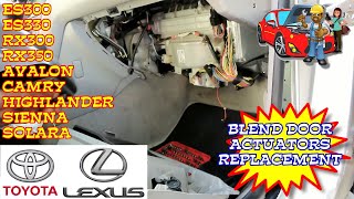 ES300 ES330 RX330 RX350 Avalon Camry Sienna Left And Right Blend Door Actuators Replacement