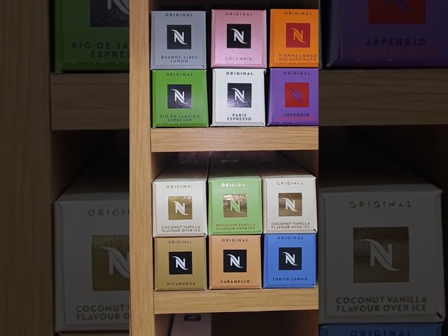 Vídeo relacionado con Nespresso - Paquete variado - 30 cápsulas - Indonesia - Colombia - Etiopía - Mezcla de sabores naturales