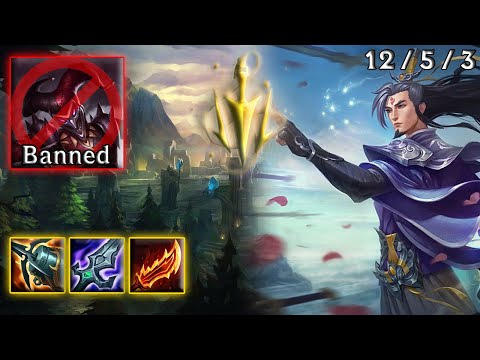 Unranked to Diamond Rank Flex Game 5 (They BANNED my Shaco!)