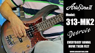 Video thumbnail for Aria Pro II 313-MK2 "Detroit" by Aria Guitars World