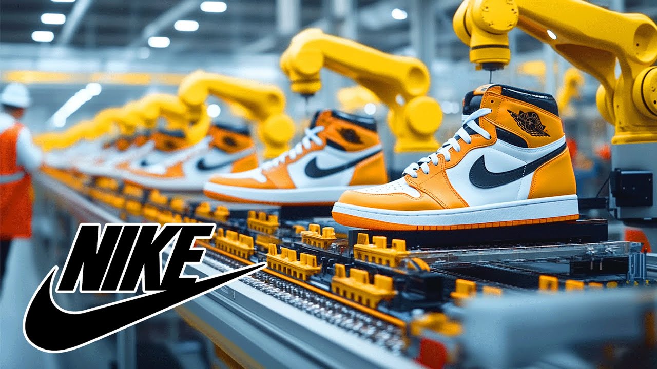 How Nike Shoes Are Made in Factory