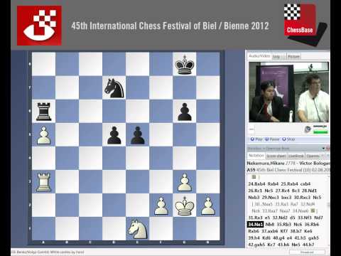 Hikaru Nakamura - Victor Bologan Biel Chess Festival 2012 Round 10 Analysis