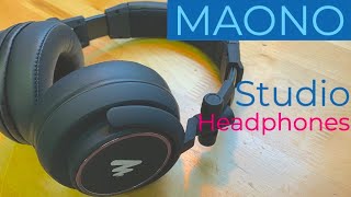 MAONO AU-MH601 Excellent Studio Headphones GREAT For Podcasting & Music!